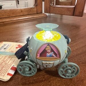 Disney World Cinderella Carriage Popcorn Bucket Christmas Ornament NWT
